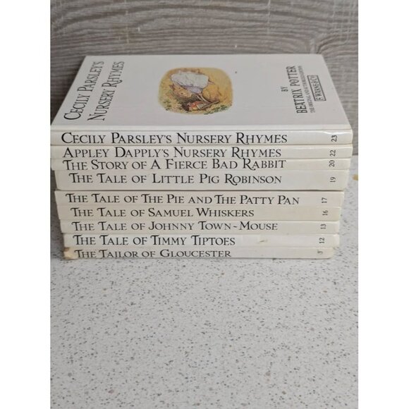 Nine (9) Beatrix Potter Books - Picture 2 of 5
